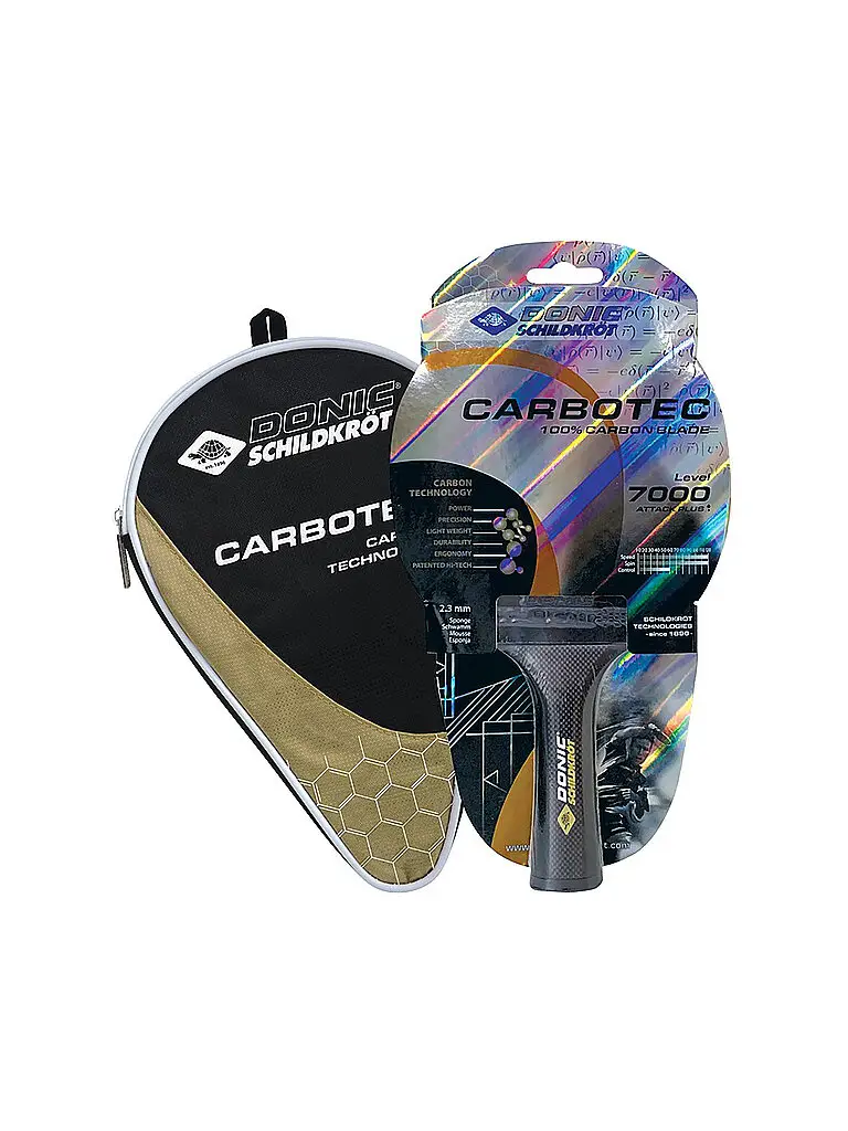 DONIC SCHILDKRÖT Racchetta da ping pong CarboTec 7000 grigio