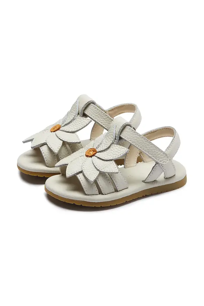 Donsje Jiles Fields Sandals Daisy Bianco