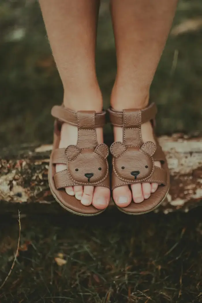 Donsje sandali in pelle bambino/a Dhalo Sandals Bear Marrone