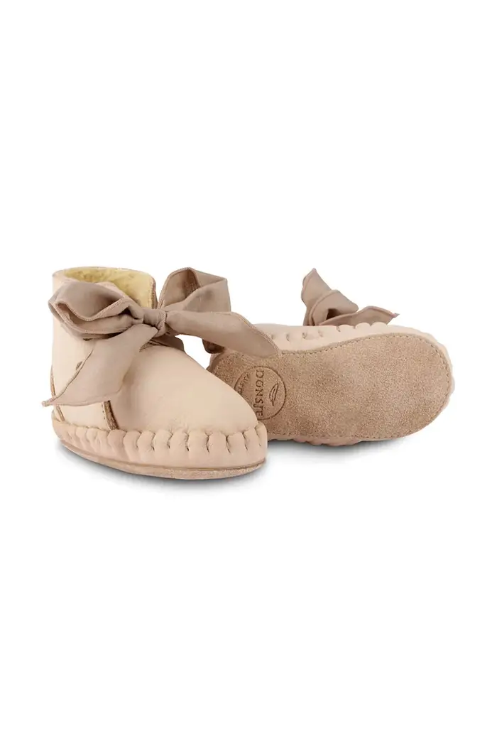 Donsje scarpe in pelle neonato/a Pina Organza Booties Rosa