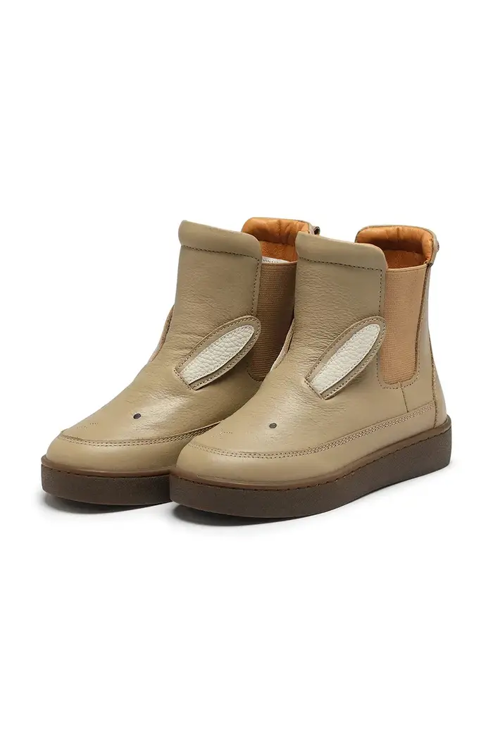 Donsje scarpe invernali in pelle bambino/a Thuru Classic Boots Bunny Beige
