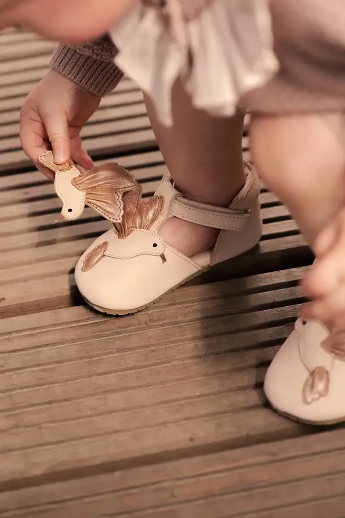 Donsje scarpine per neonato/a Franny Shoes Hummingbird Beige