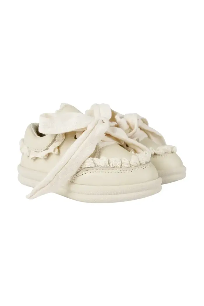 Donsje sneakers per bambini in pelle Beige