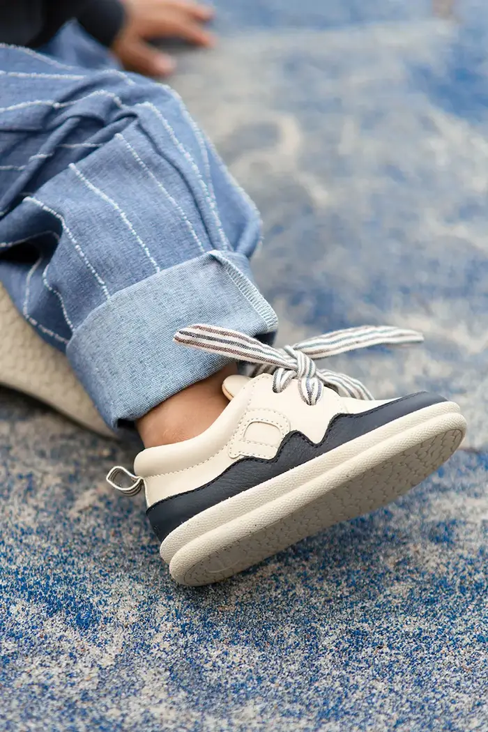 Donsje sneakers per bambini in pelle Beige