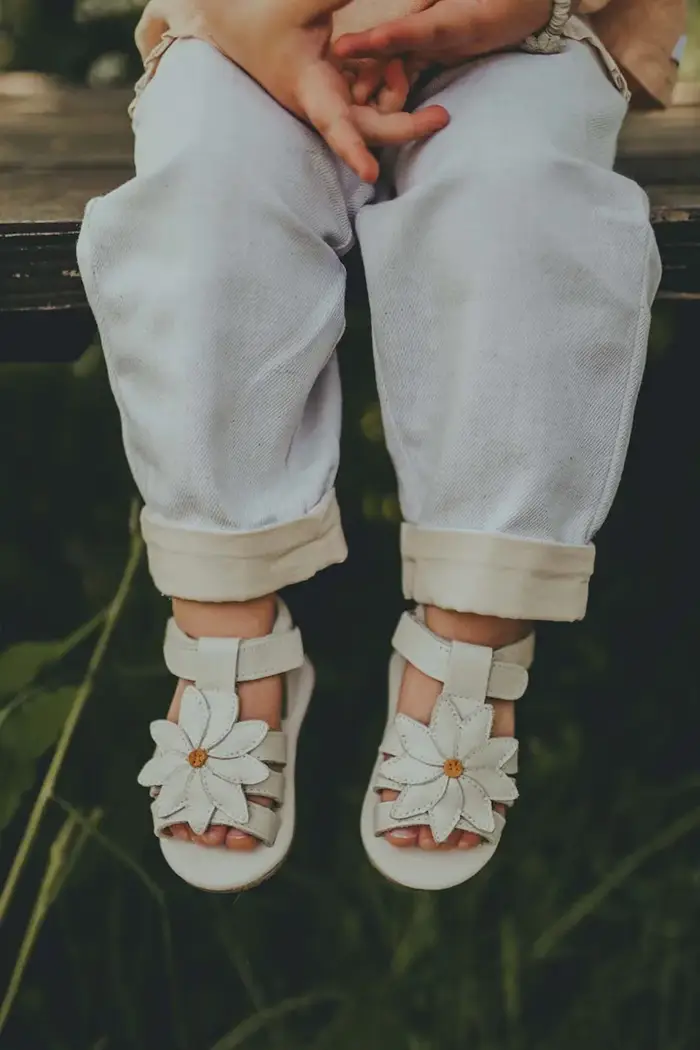 Donsje Tuti Fields Sandals Daisy Bianco