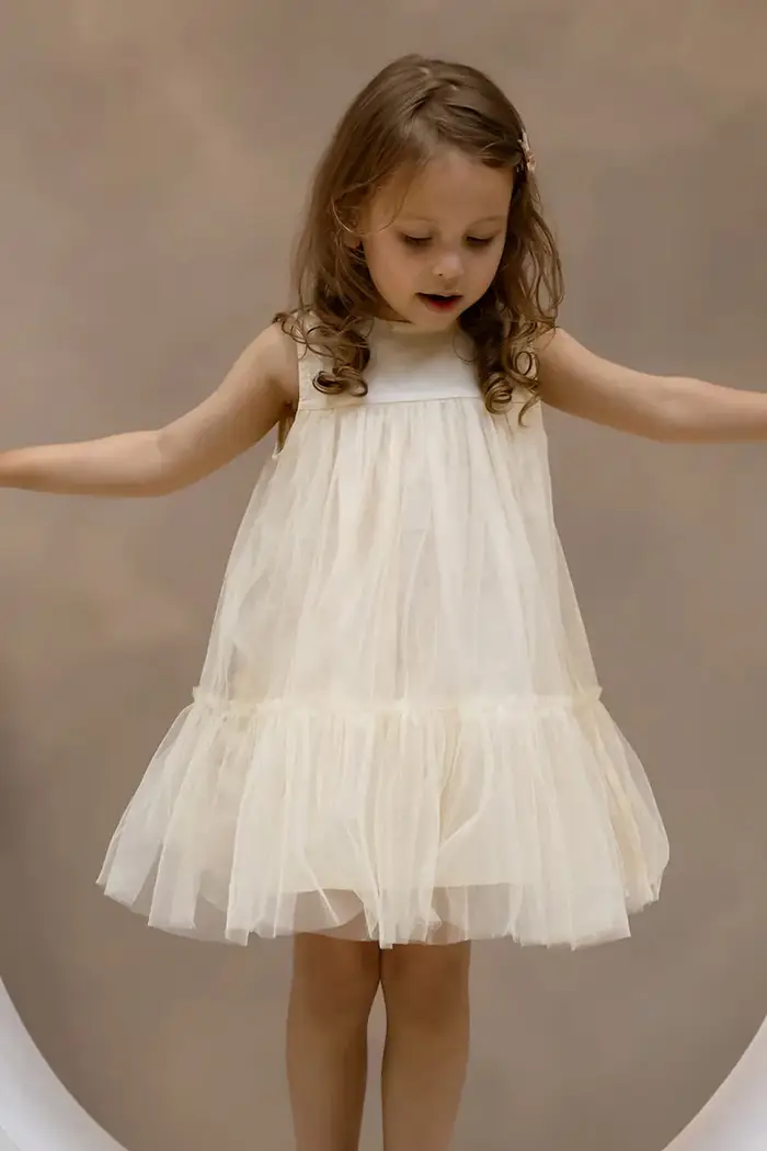 Donsje vestito Negina Dress Beige
