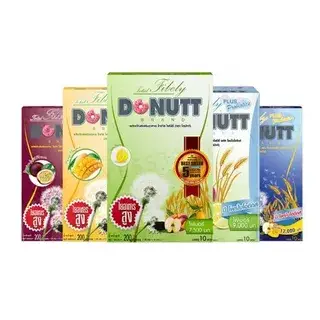 DONUTT Total Fibely Plus Probiotics Passion Fruit Flavour - 20g x 10 sachets