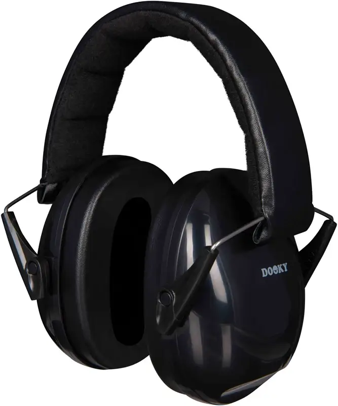 Dooky Baby Ear Protection JUNIOR 36m+ protezioni acustiche per bambini nero