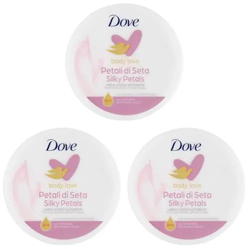 Dove Crema Corpo Petali di Seta per Tutti i Tipi di Pelle, 300ml