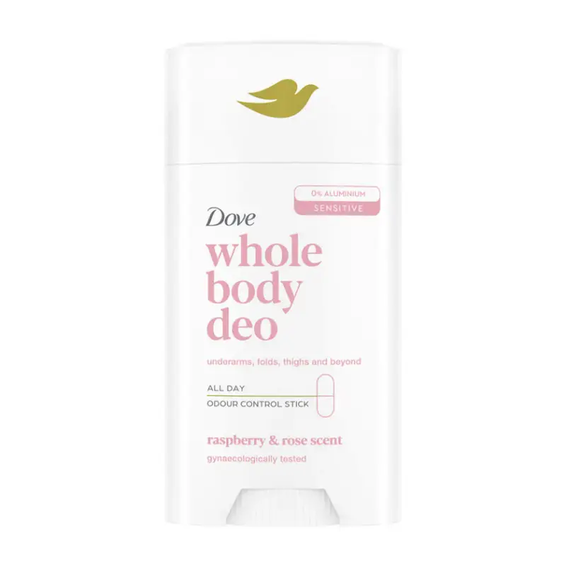 Dove Whole Body Deo - Deodorante Stick Lampone E Rosa 75 ml