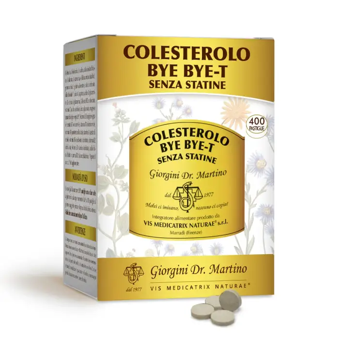 Dr Giorgini Colesterolo Bye Bye-T Senza Statine 200g Pastiglie 500mg - Integratore
