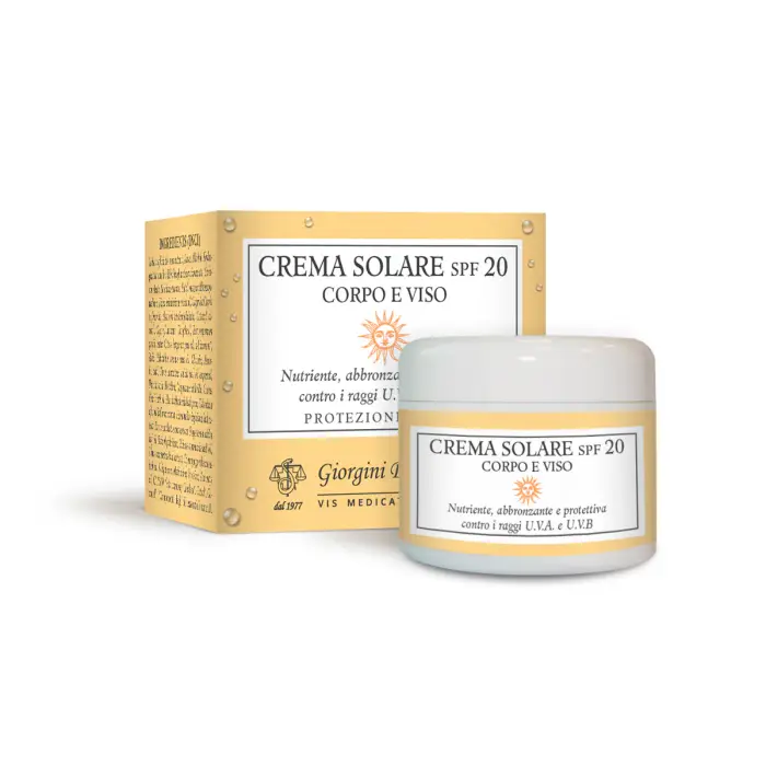 Crema Solare SPF 20 Corpo e Viso 50 ml