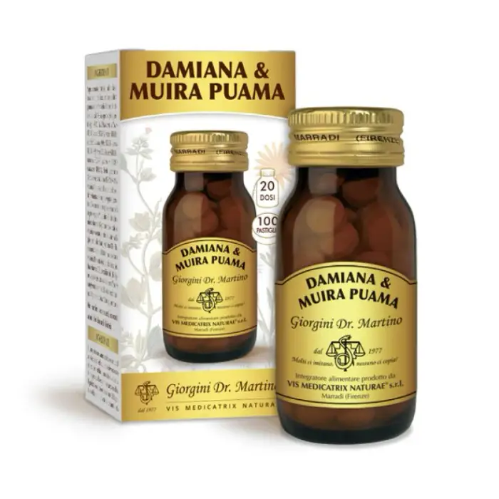 Dr Giorgini Damiana & Muira Puama 200 G - Pastiglie Da 500 Mg