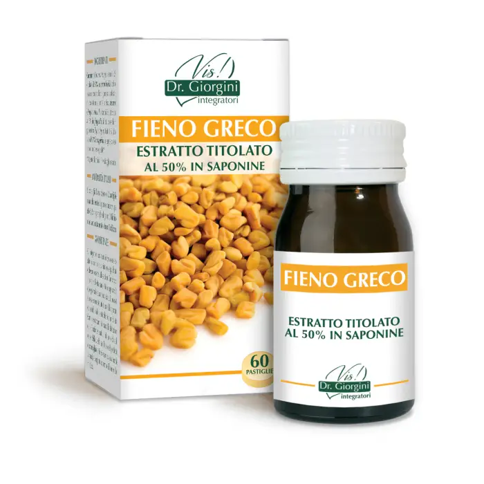 Dr Giorgini Fieno Greco Estratto Titolato 60 Pastiglie 500 mg 30 gr - Integratore