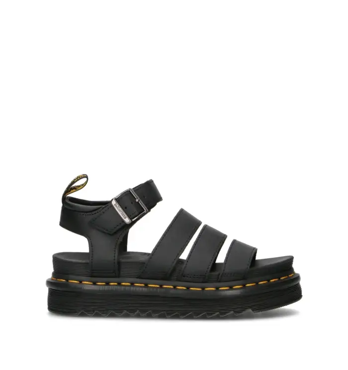 DR MARTENS BLAIRE Sandalo donna nero in pelle Vario