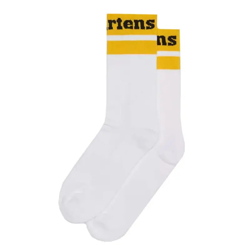 Dr.Martens Calzini Athletic Logo Bianco, Giallo Size EU