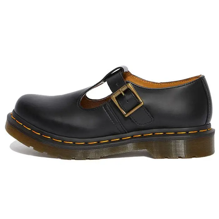 Dott Mary Janes nere in pelle liscia Martens Polley (Da donna) Sneakers da Donna 14852001 36