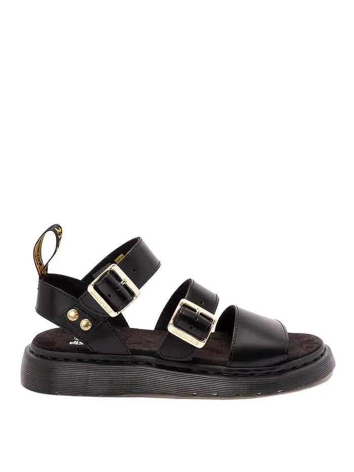 Dr Martens Sandali con cinturino in Grifone Nero