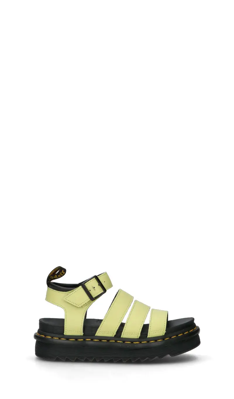 Sandalo donna verde in pelle Vario