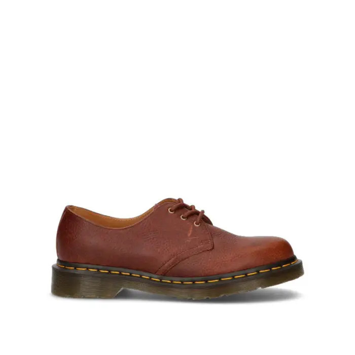 DR MARTENS Stringata uomo marrone in pelle Vario