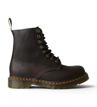 Dr Martens unisex 31981201 Stivali in Pelle 1460 Pascal marroni, Marrone, Basso, Stringhe, Casual Nero