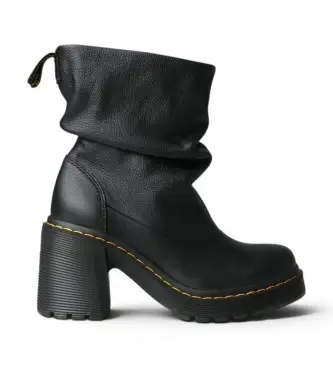 Dr Martens unisex 43119001 Stivali in Pelle Kasey Lo nero, 5 a 8cm, Nessuno, Casual