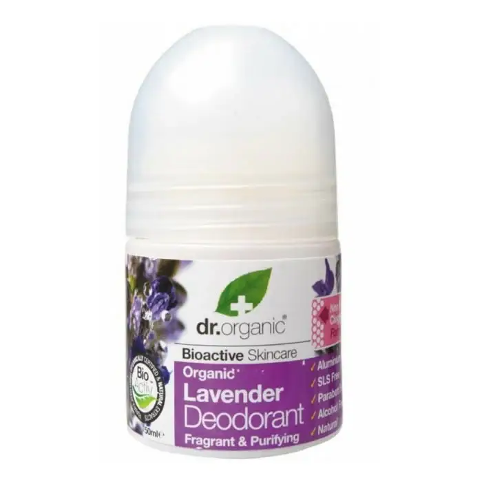 Dr Organic Deodorante alla Lavanda Roll On 50ml