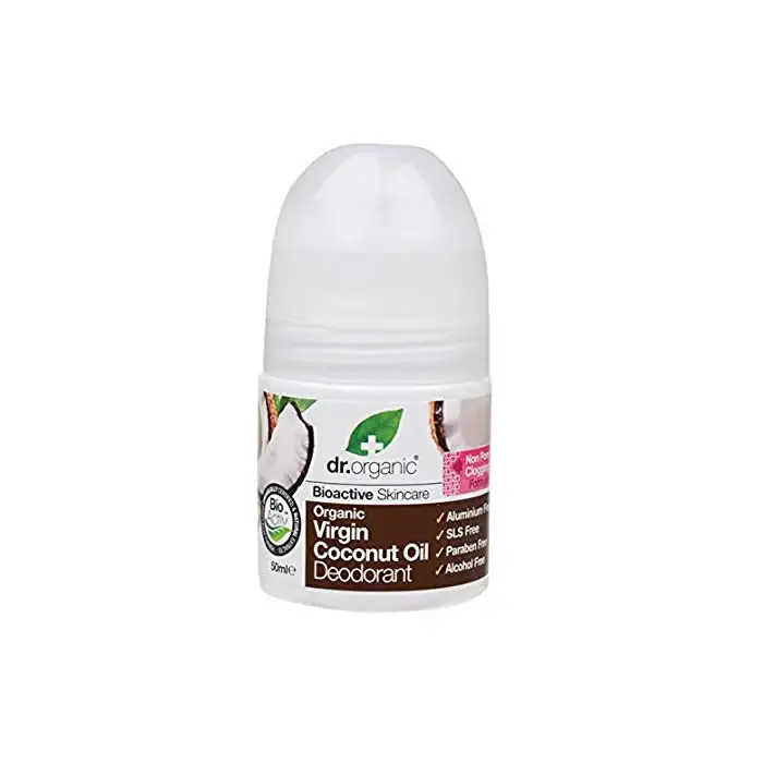 Dr Organic Virgin Coconut Oil Deodorante all Olio di Cocco Roll On 50ml