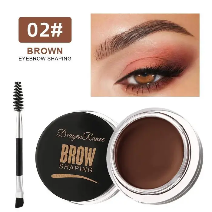 Dragon Ranee 3D Wild Sopracciglio Gel Cera Brow Styling Sapone Impermeabile di lunga durata Tinta Sopracciglia Enhancer Sopracciglia Bianco