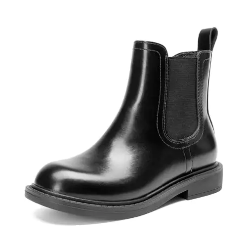 DREAM PAIRS Stivaletti Chelsea Ragazzo Nero 3467034