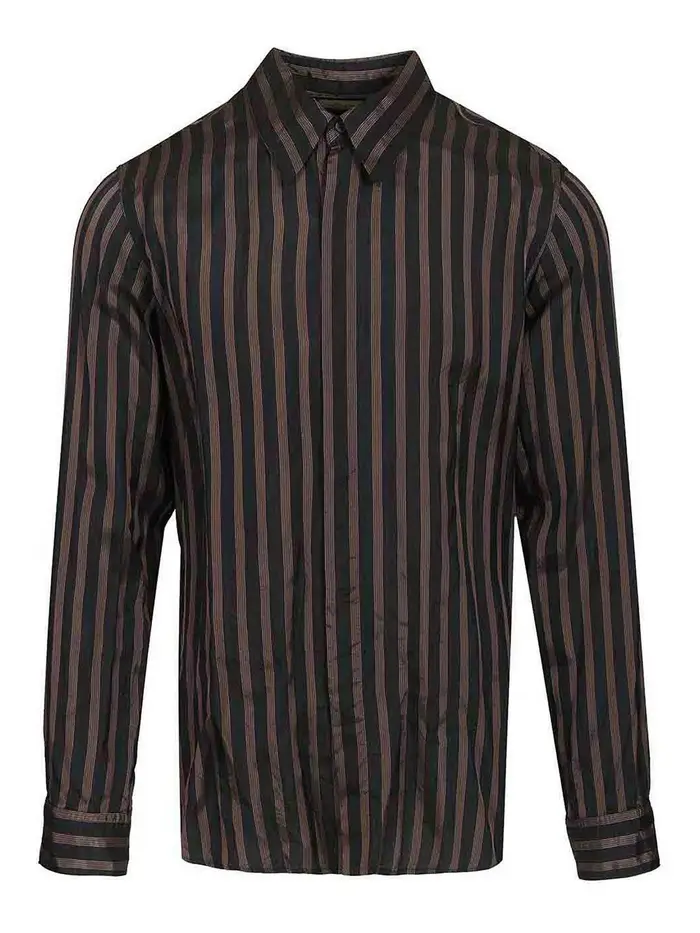 Dries Van Noten Camicia da sposo Blu