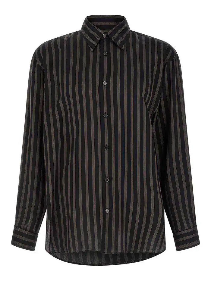 Dries Van Noten Camicia da sposo Nero