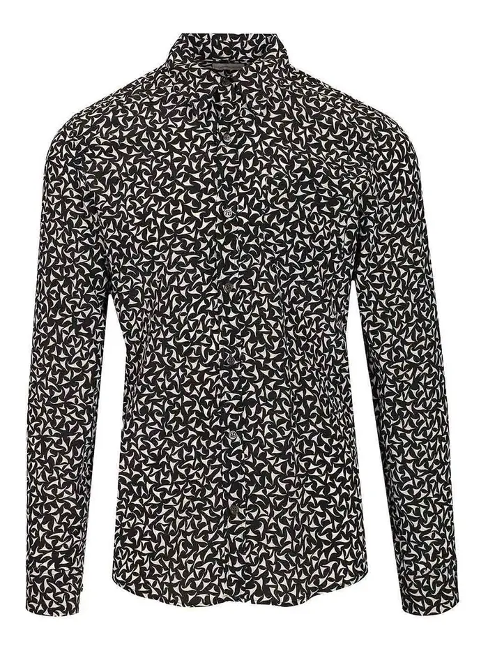 Dries Van Noten Camicia di seta Nero
