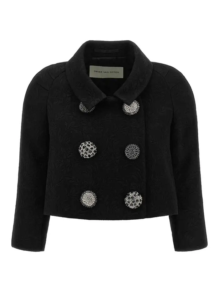 Dries Van Noten Giacca Vipa Nero