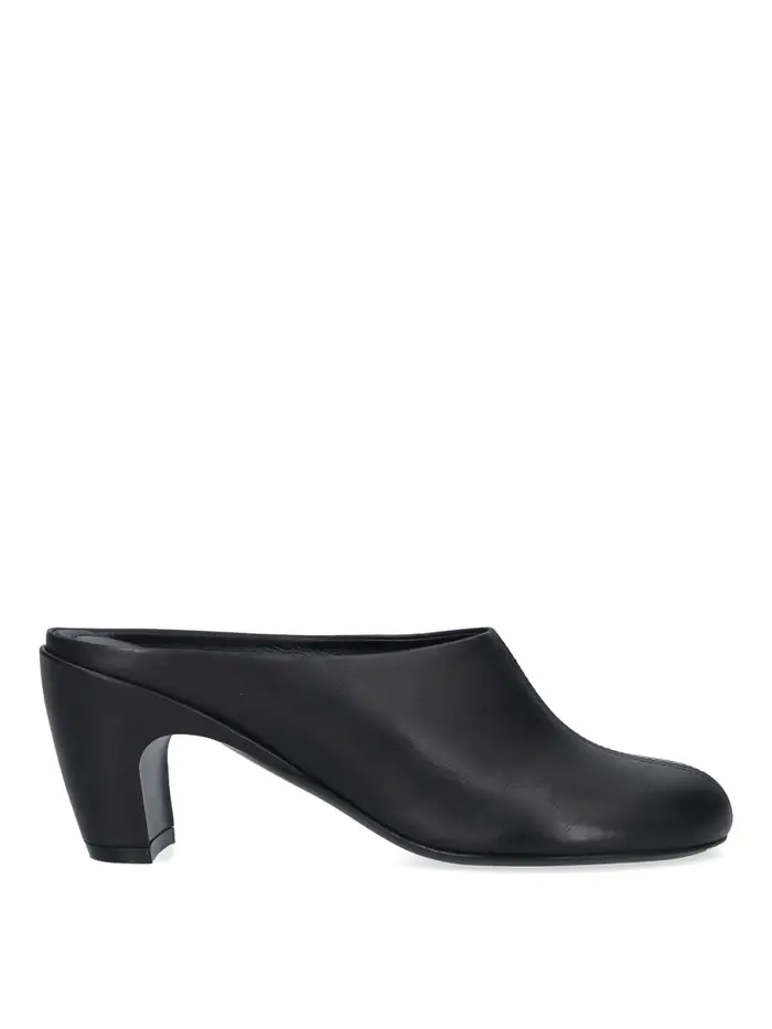 Dries Van Noten Mules in pelle Nero