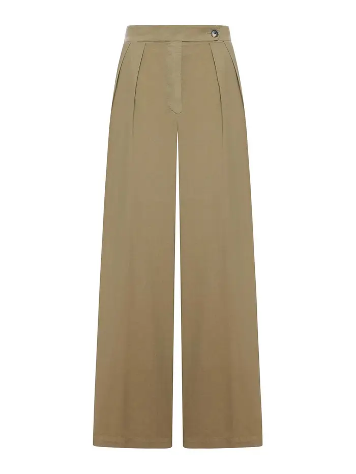 Dries Van Noten Pantaloni Color Cemento Grigio