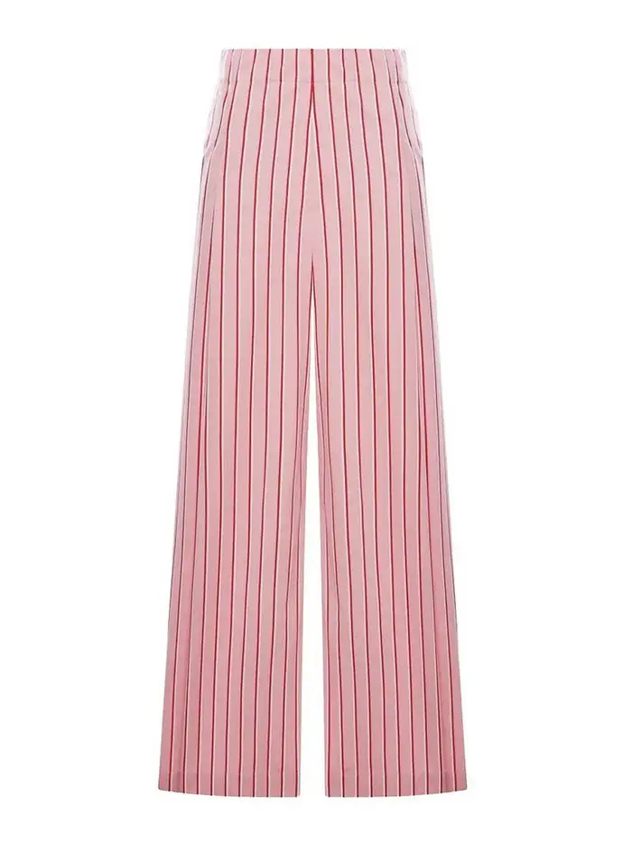 Dries Van Noten Pila 3064 Pantaloni Rosa