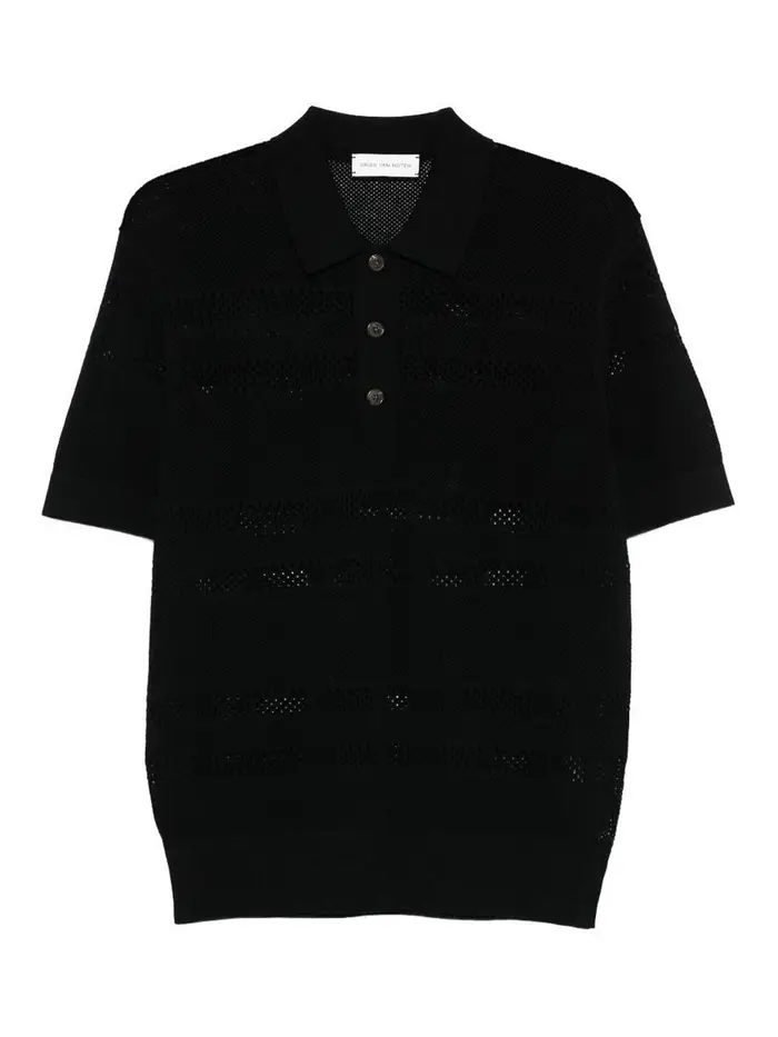 Dries Van Noten Polo in rete di By Nero