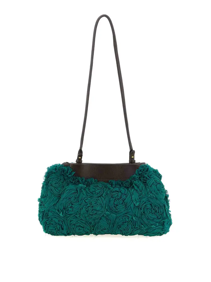 Dries Van Noten Rosa della frizione Verde