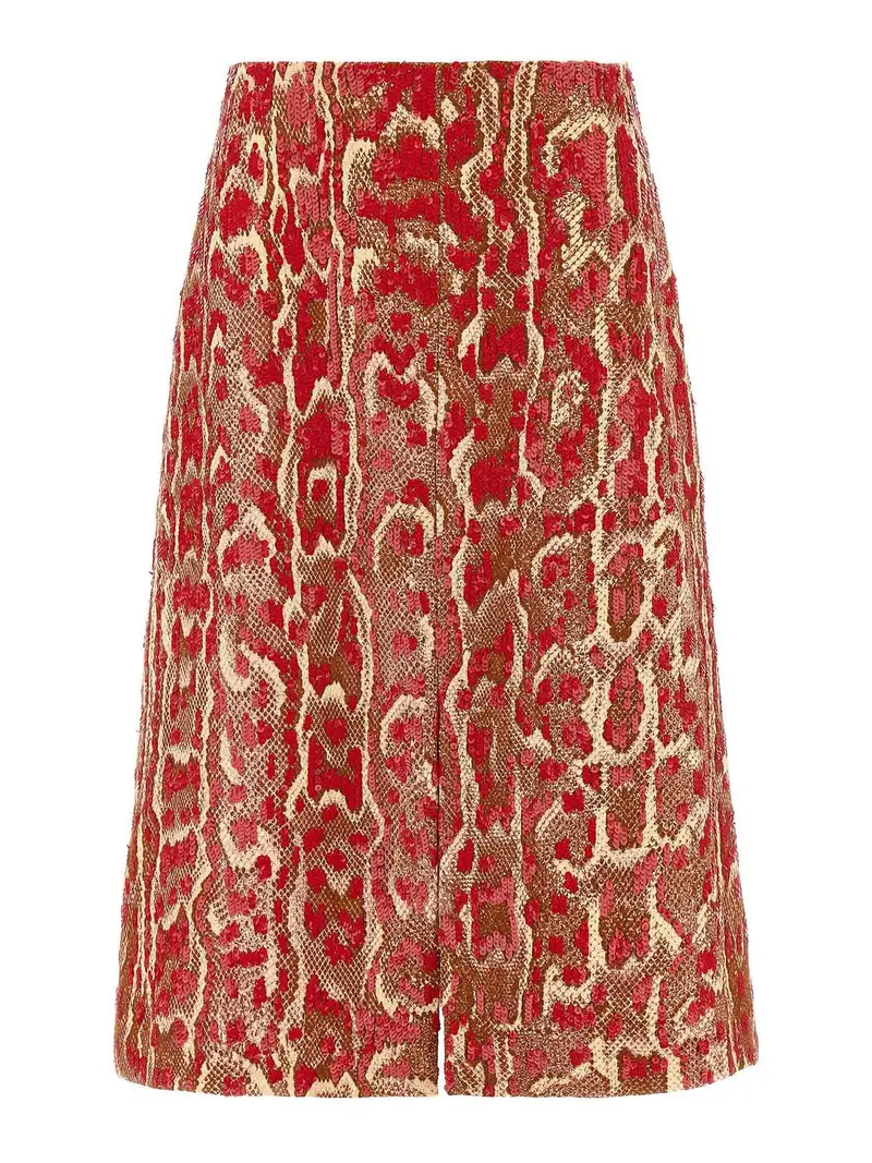Dries Van Noten Shera Bis Skirt Multicolore