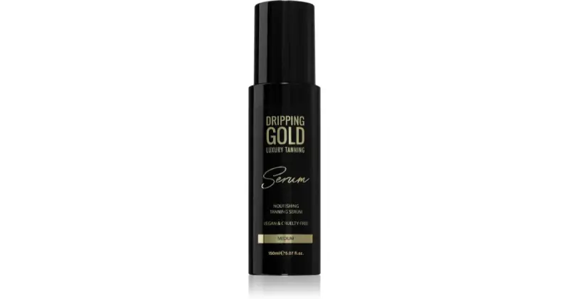 Dripping gold Luxury Tanning siero preparato autoabbronzante per corpo e viso colore Ultra Dark 150 ml