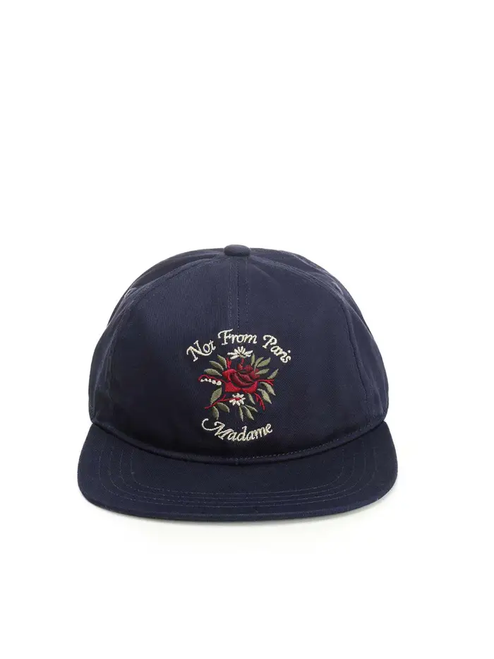 Drôle de Monsieur Cappello in twill Blu