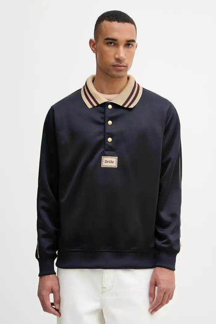 Drôle de Monsieur felpa Le Polo DrUle Blu navy