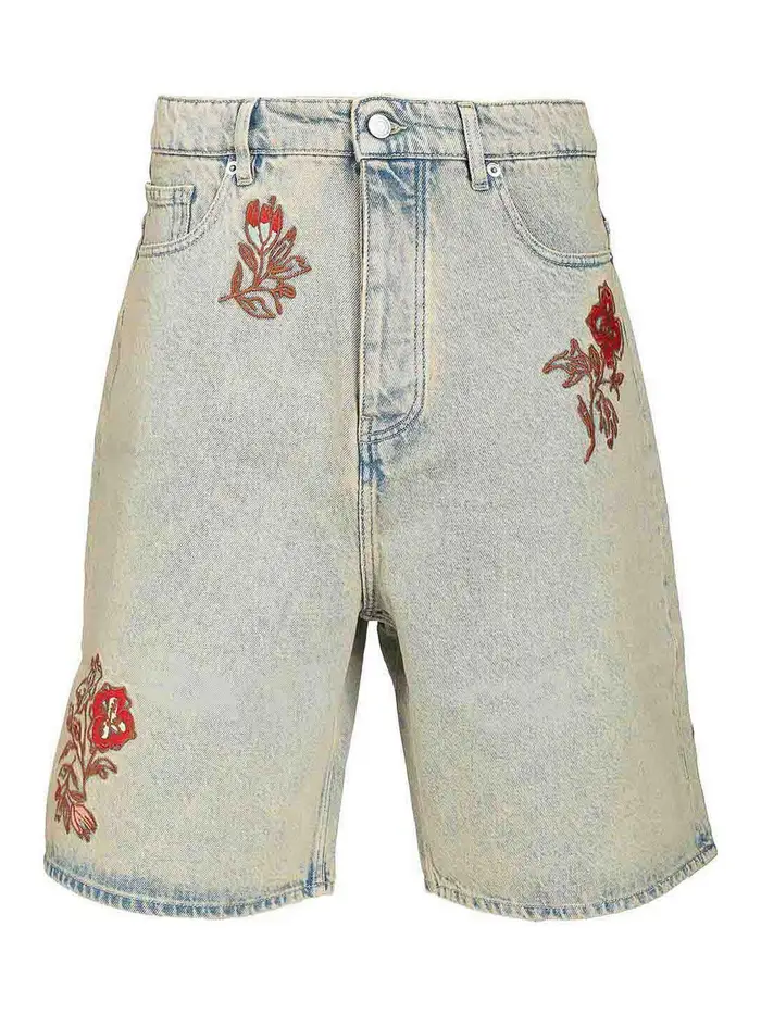 Drôle de Monsieur Jeans ricamati Azzurro
