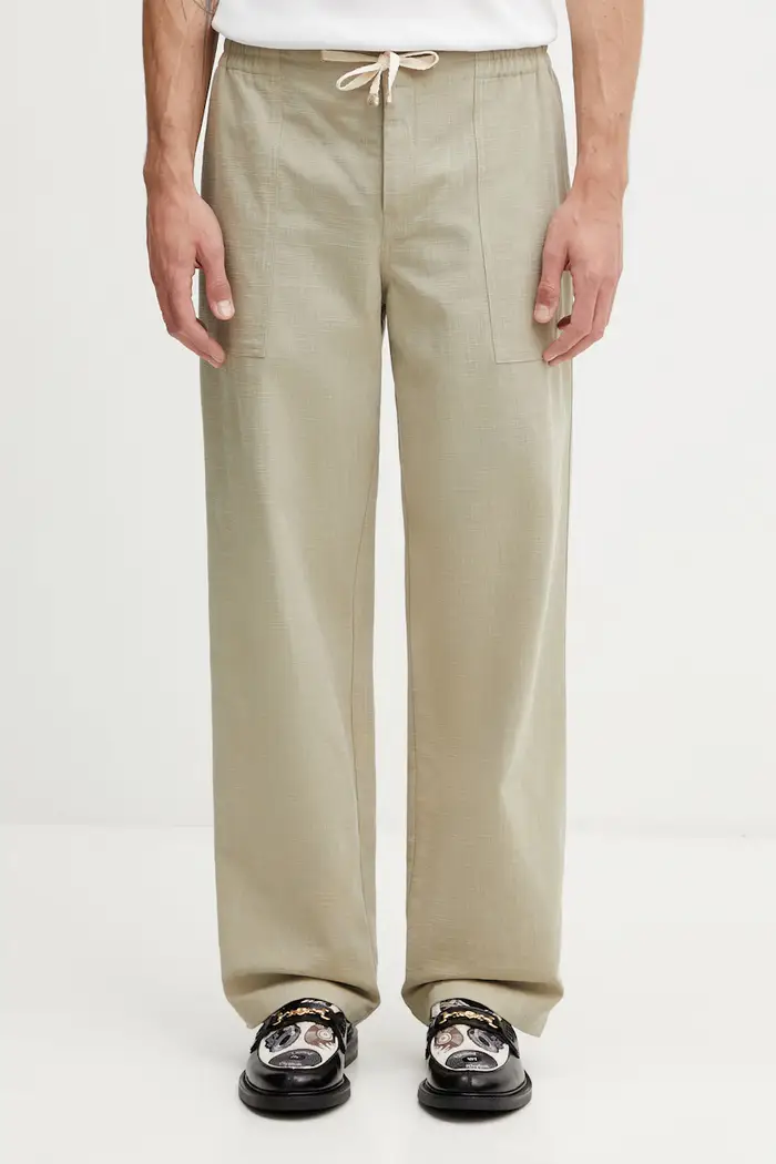 pantaloni da uomo con cotone Verde