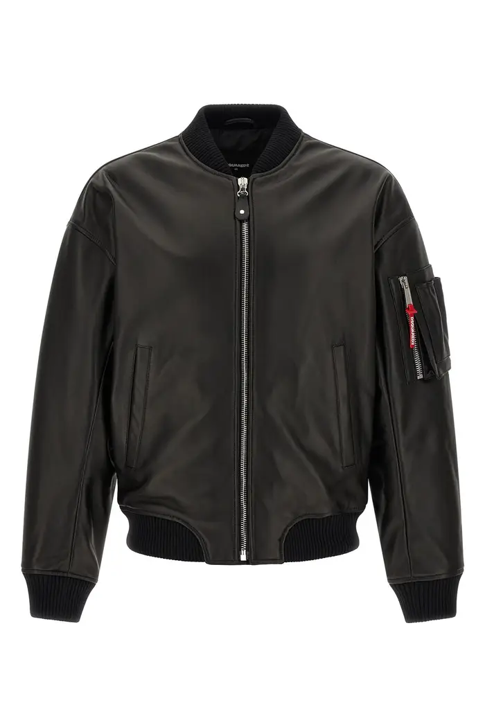 Bomber Pelle Nero