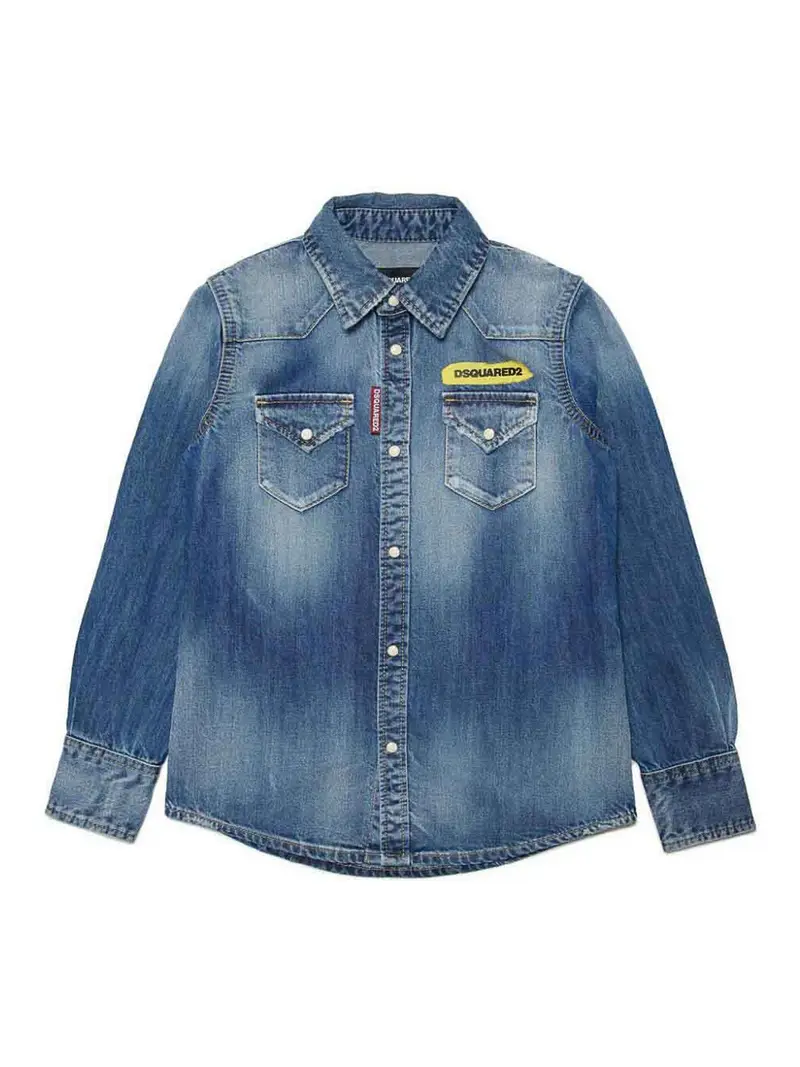 Camicia in denim Blu