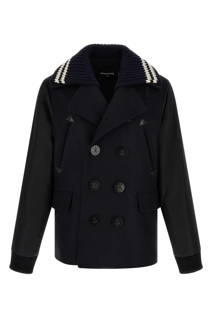 Cappotto Hybrid Peacoat Blu