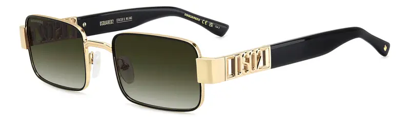 Dsquared2 D2 0156/S 0NZ/9K Occhiali da sole Verde Sfumato