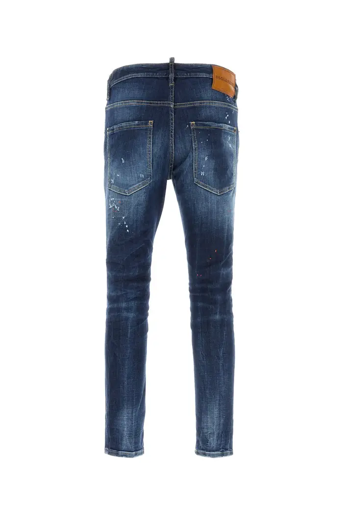 Jeans skater angosciato Blu